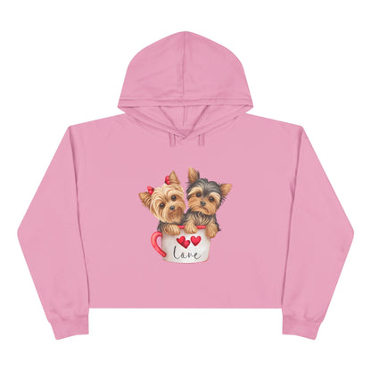 Cute Dog Crop Hoodie Sweatshirt - JennyCool