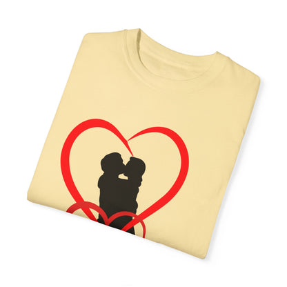 Dance Couple Heart Print UNISEX T-shirt - Gift for Her - JennyCool