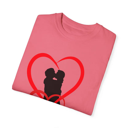 Dance Couple Heart Print UNISEX T-shirt - Gift for Her - JennyCool