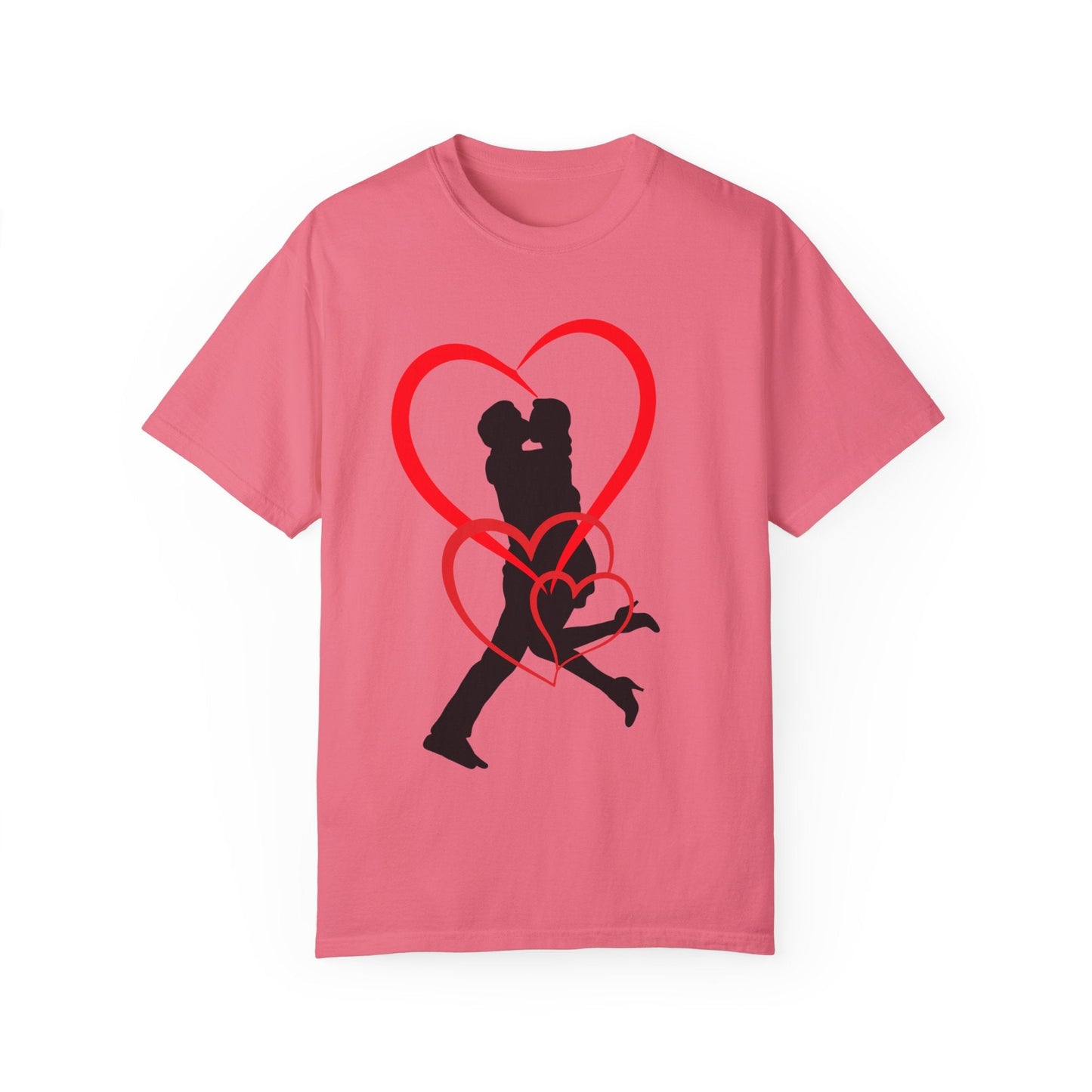 Dance Couple Heart Print UNISEX T-shirt - Gift for Her - JennyCool