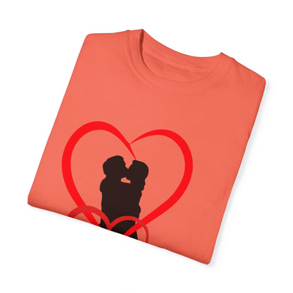 Dance Couple Heart Print UNISEX T-shirt - Gift for Her - JennyCool
