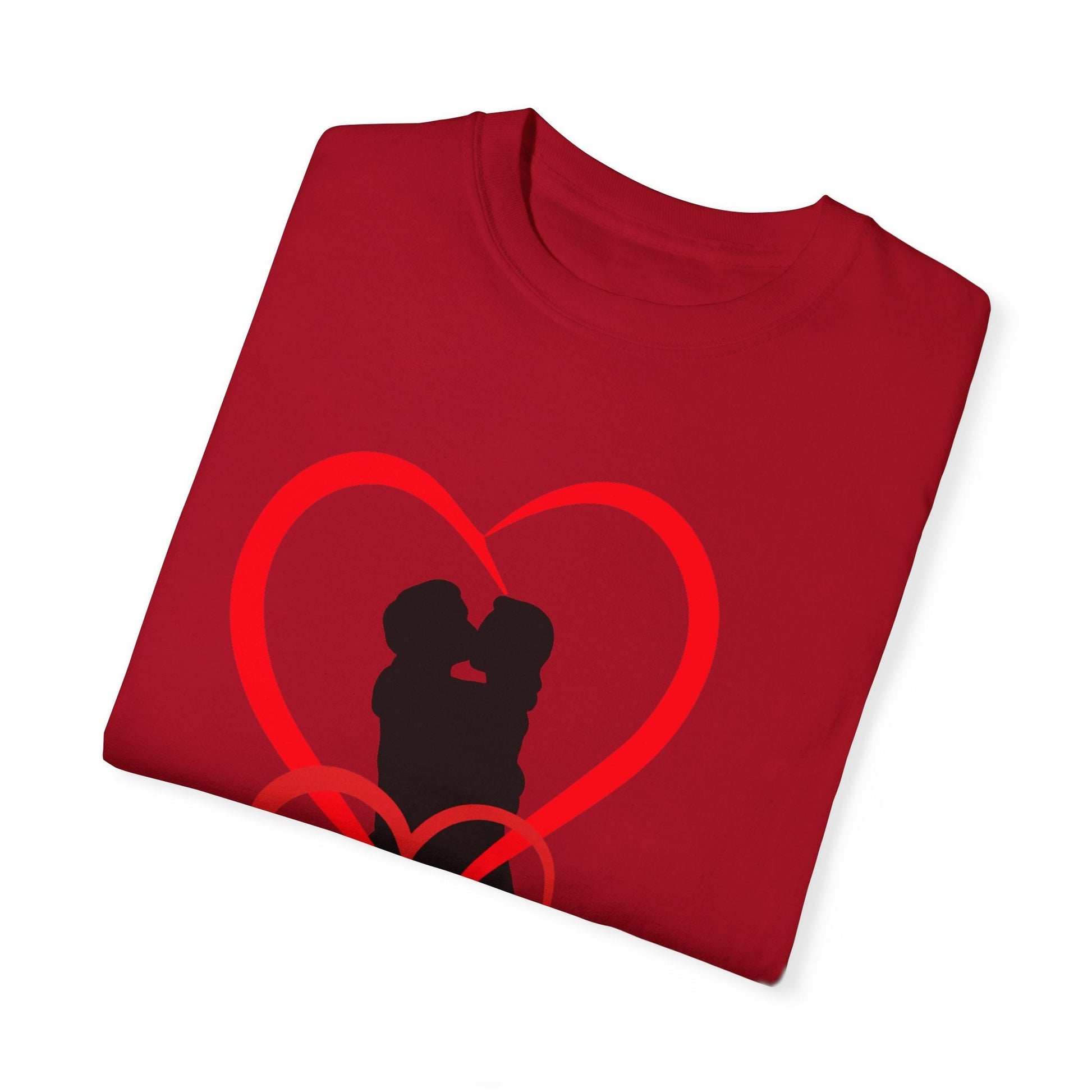 Dance Couple Heart Print UNISEX T-shirt - Gift for Her - JennyCool
