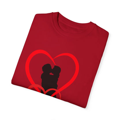 Dance Couple Heart Print UNISEX T-shirt - Gift for Her - JennyCool