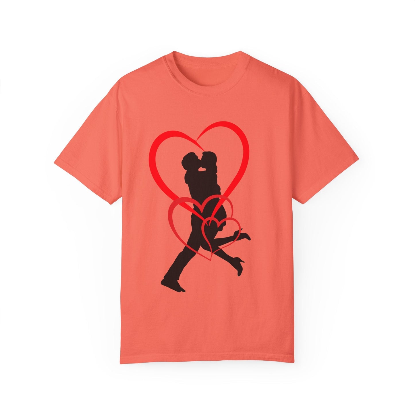 Dance Couple Heart Print UNISEX T-shirt - Gift for Her - JennyCool