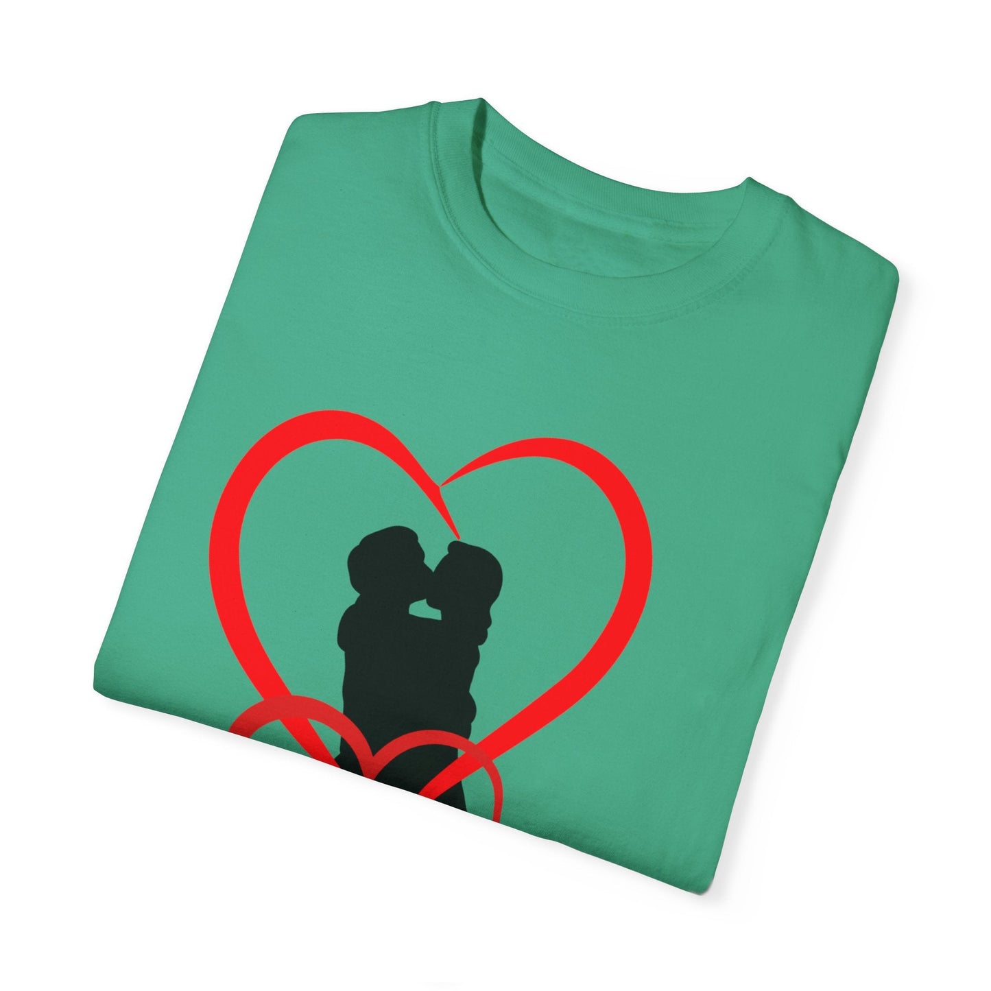 Dance Couple Heart Print UNISEX T-shirt - Gift for Her - JennyCool