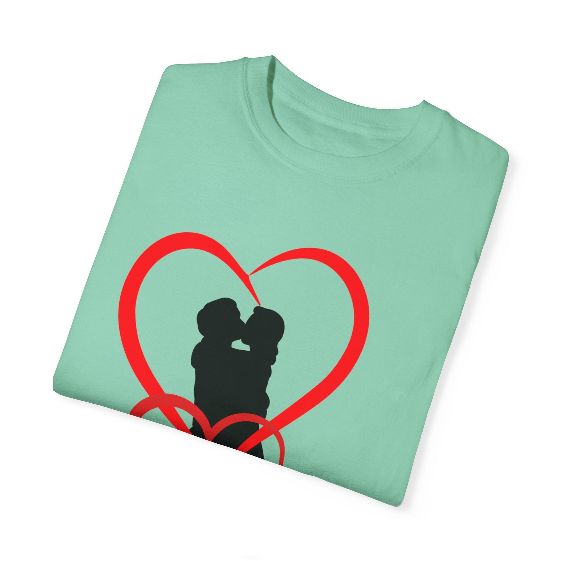 Dance Couple Heart Print UNISEX T-shirt - Gift for Her - JennyCool
