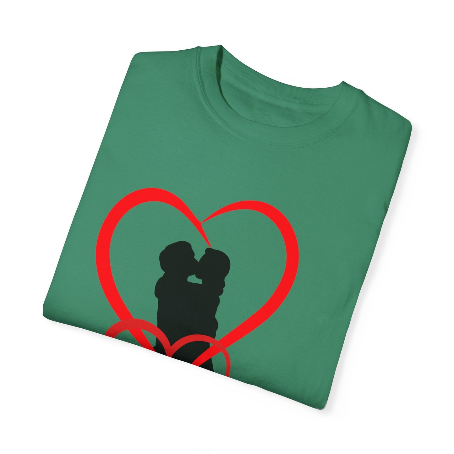 Dance Couple Heart Print UNISEX T-shirt - Gift for Her - JennyCool
