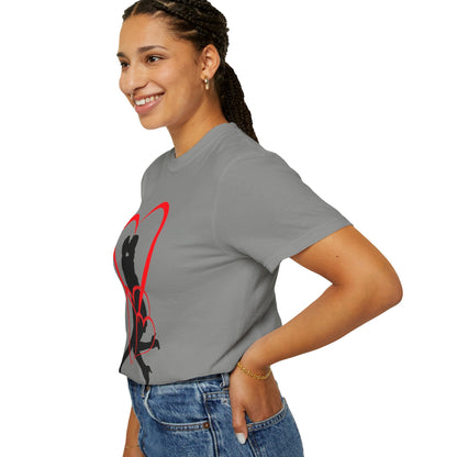 Dance Couple Heart Print UNISEX T-shirt - Gift for Her - JennyCool