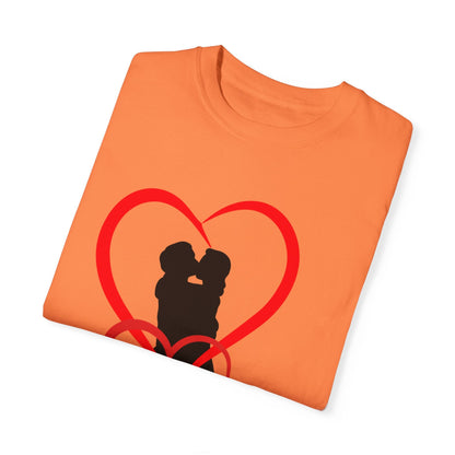 Dance Couple Heart Print UNISEX T-shirt - Gift for Her - JennyCool