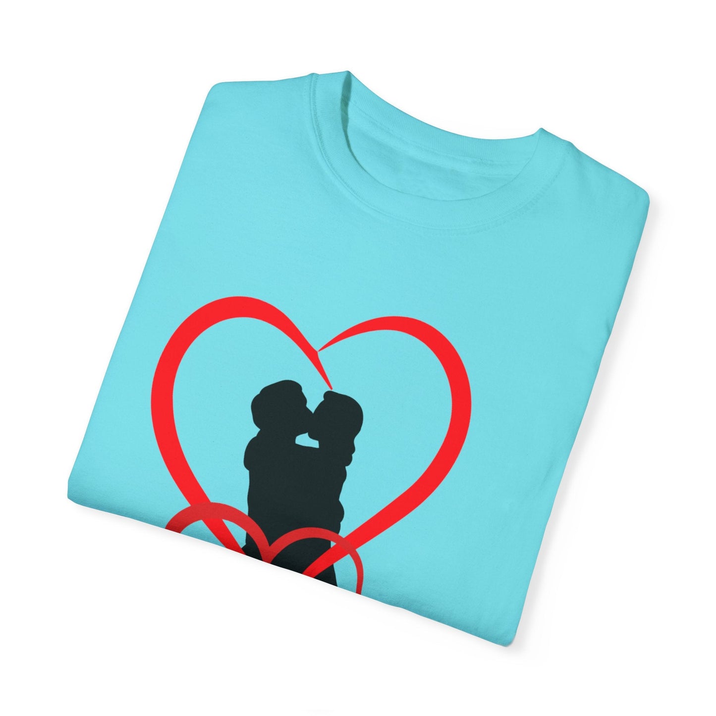 Dance Couple Heart Print UNISEX T-shirt - Gift for Her - JennyCool