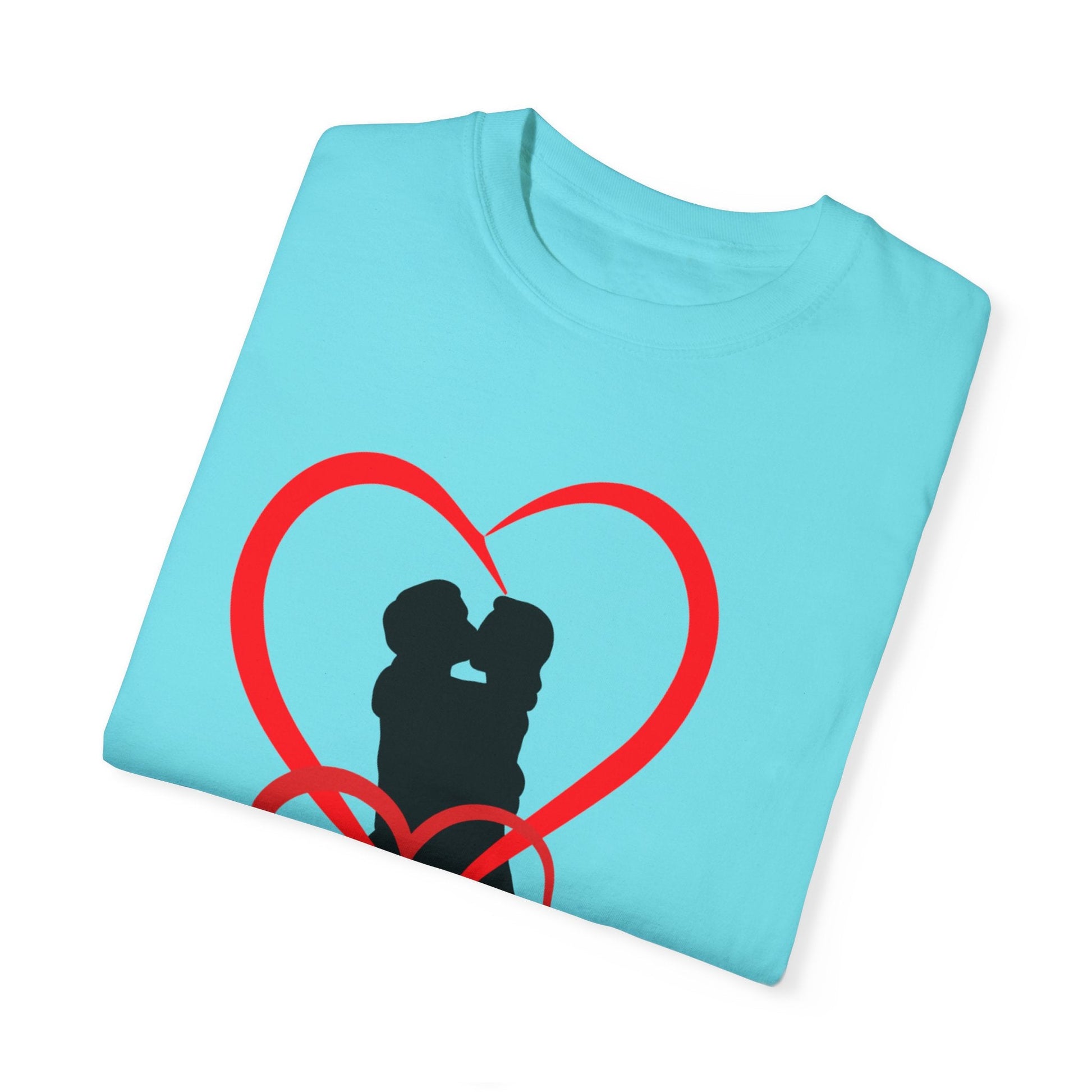 Dance Couple Heart Print UNISEX T-shirt - Gift for Her - JennyCool