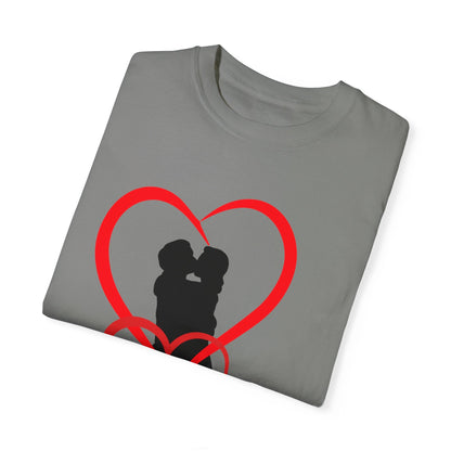 Dance Couple Heart Print UNISEX T-shirt - Gift for Her - JennyCool