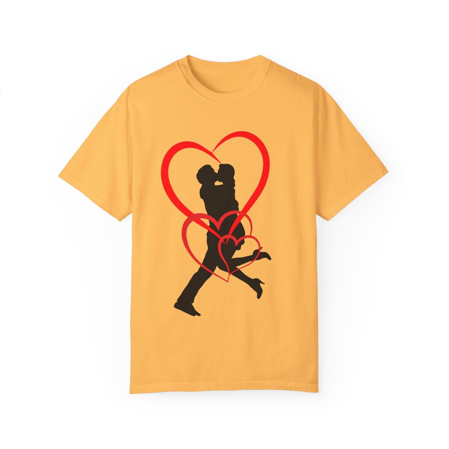 Dance Couple Heart Print UNISEX T-shirt - Gift for Her - JennyCool