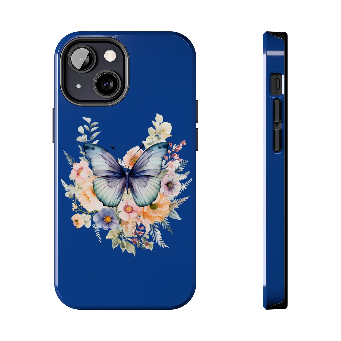 Dark Blue Tough Phone Cases - JennyCool