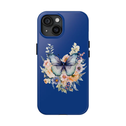 Dark Blue Tough Phone Cases - JennyCool