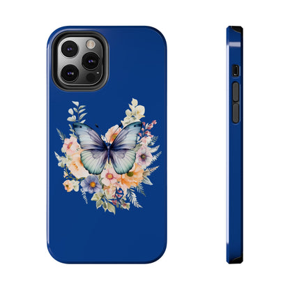 Dark Blue Tough Phone Cases - JennyCool