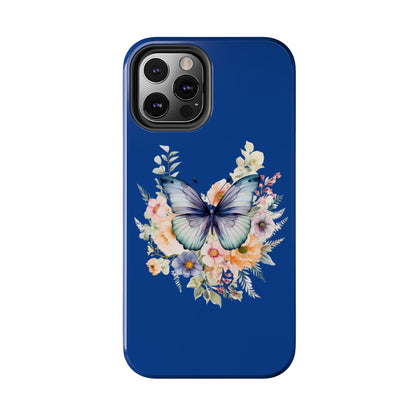 Dark Blue Tough Phone Cases - JennyCool
