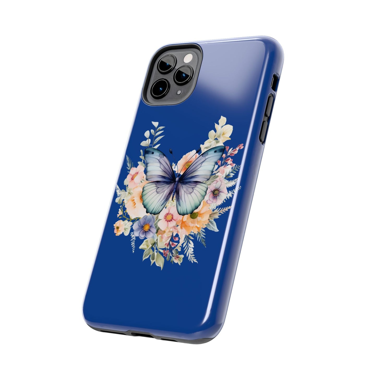 Dark Blue Tough Phone Cases - JennyCool