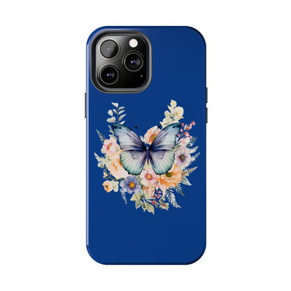 Dark Blue Tough Phone Cases - JennyCool