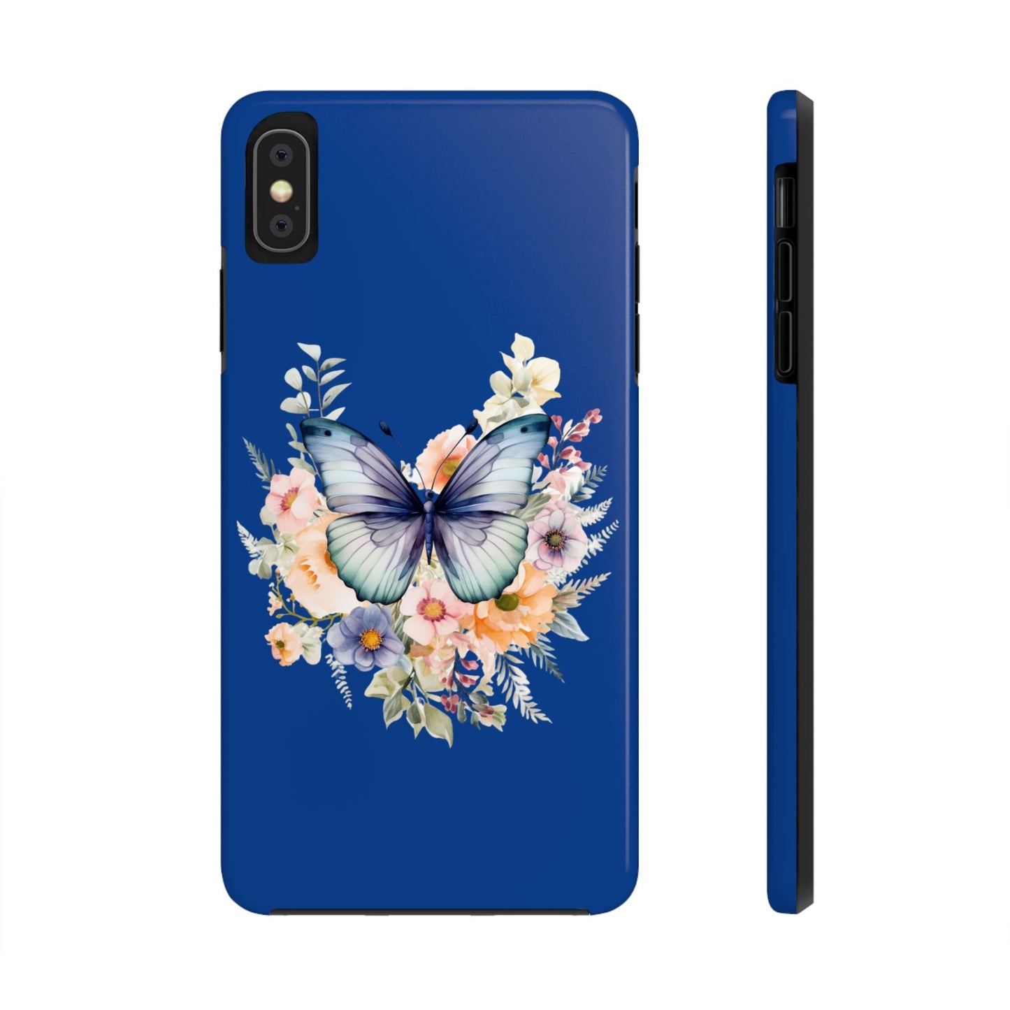 Dark Blue Tough Phone Cases - JennyCool