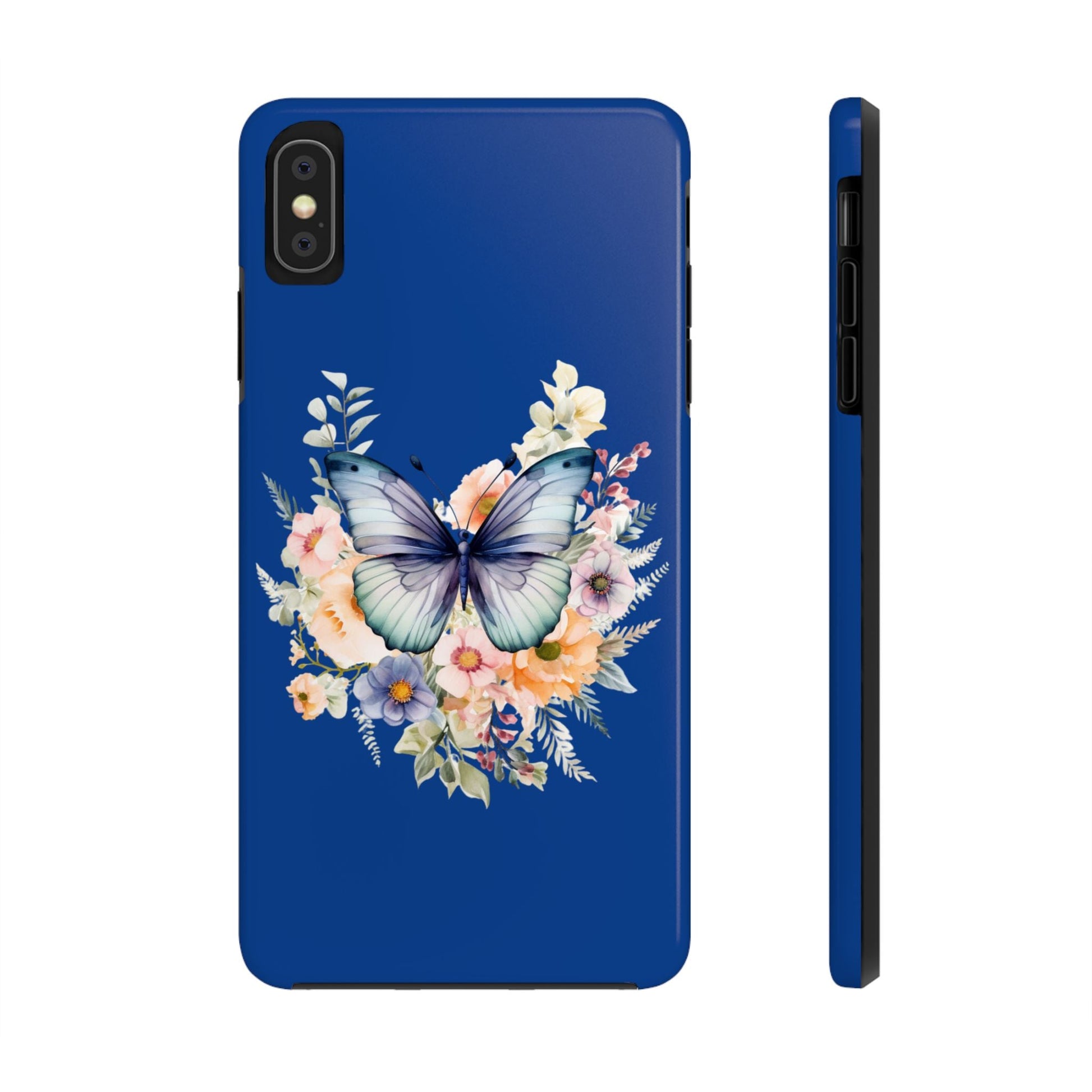 Dark Blue Tough Phone Cases - JennyCool