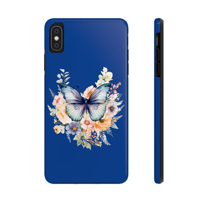 Dark Blue Tough Phone Cases - JennyCool