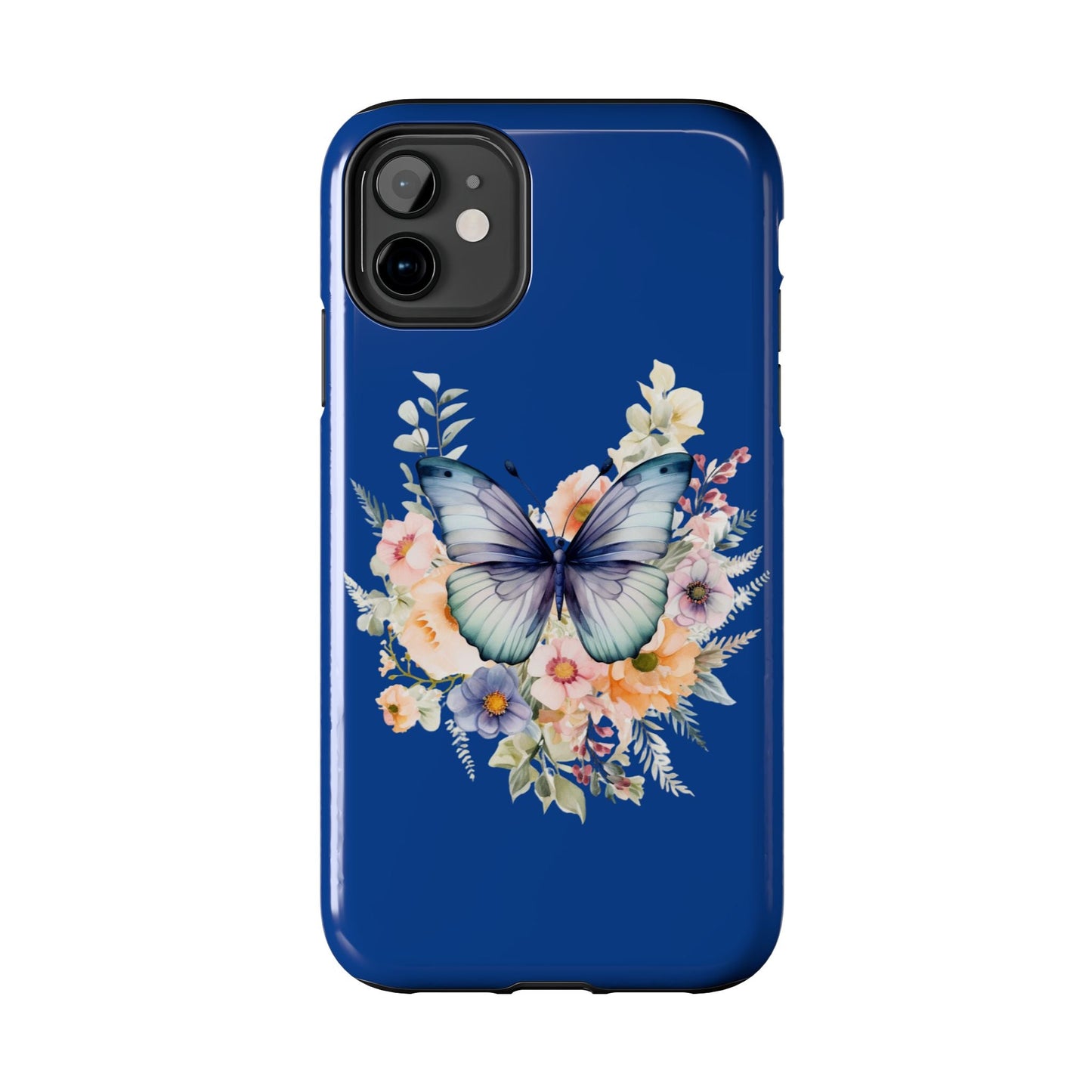 Dark Blue Tough Phone Cases - JennyCool