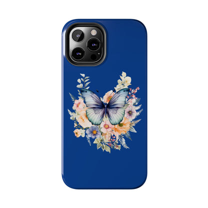 Dark Blue Tough Phone Cases - JennyCool