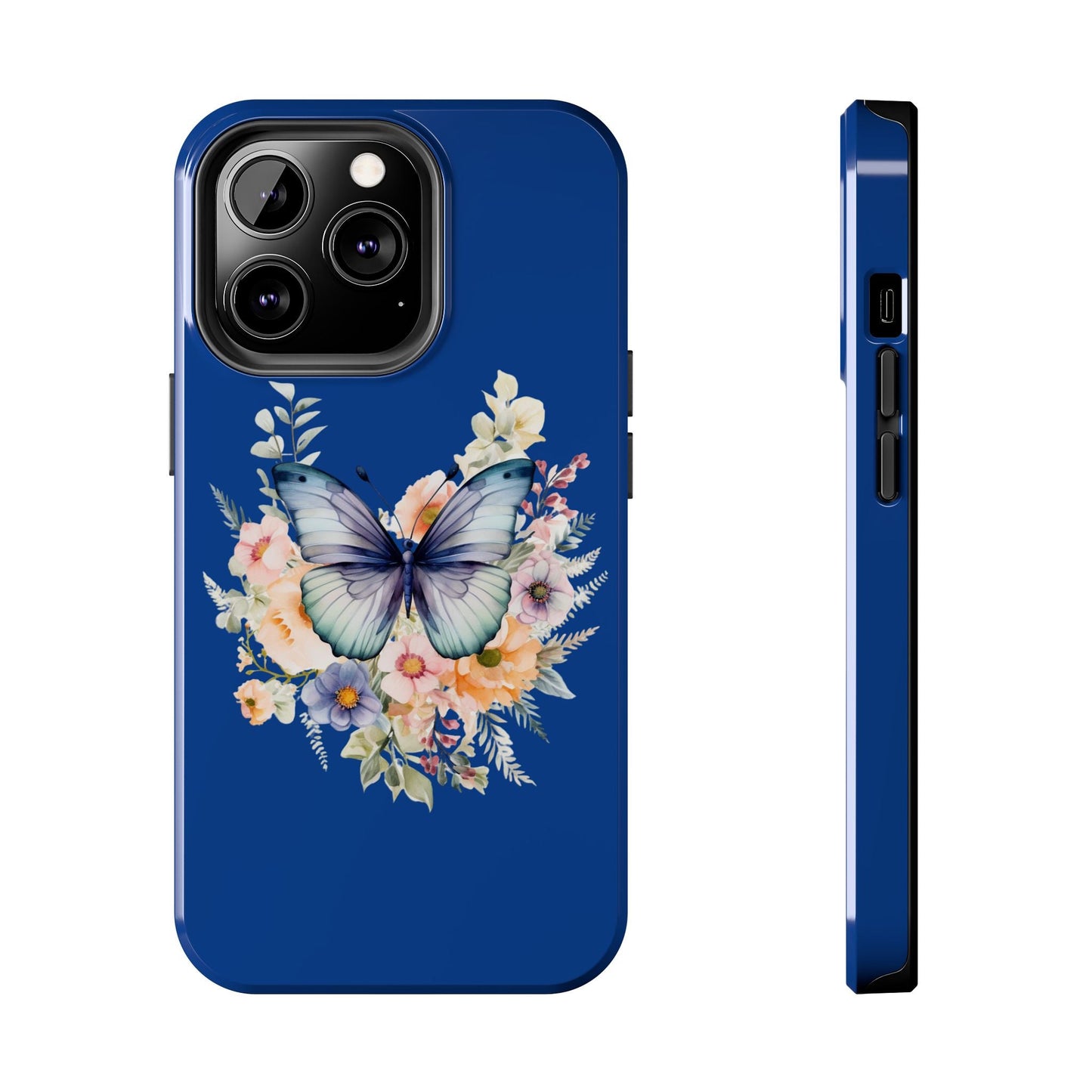 Dark Blue Tough Phone Cases - JennyCool