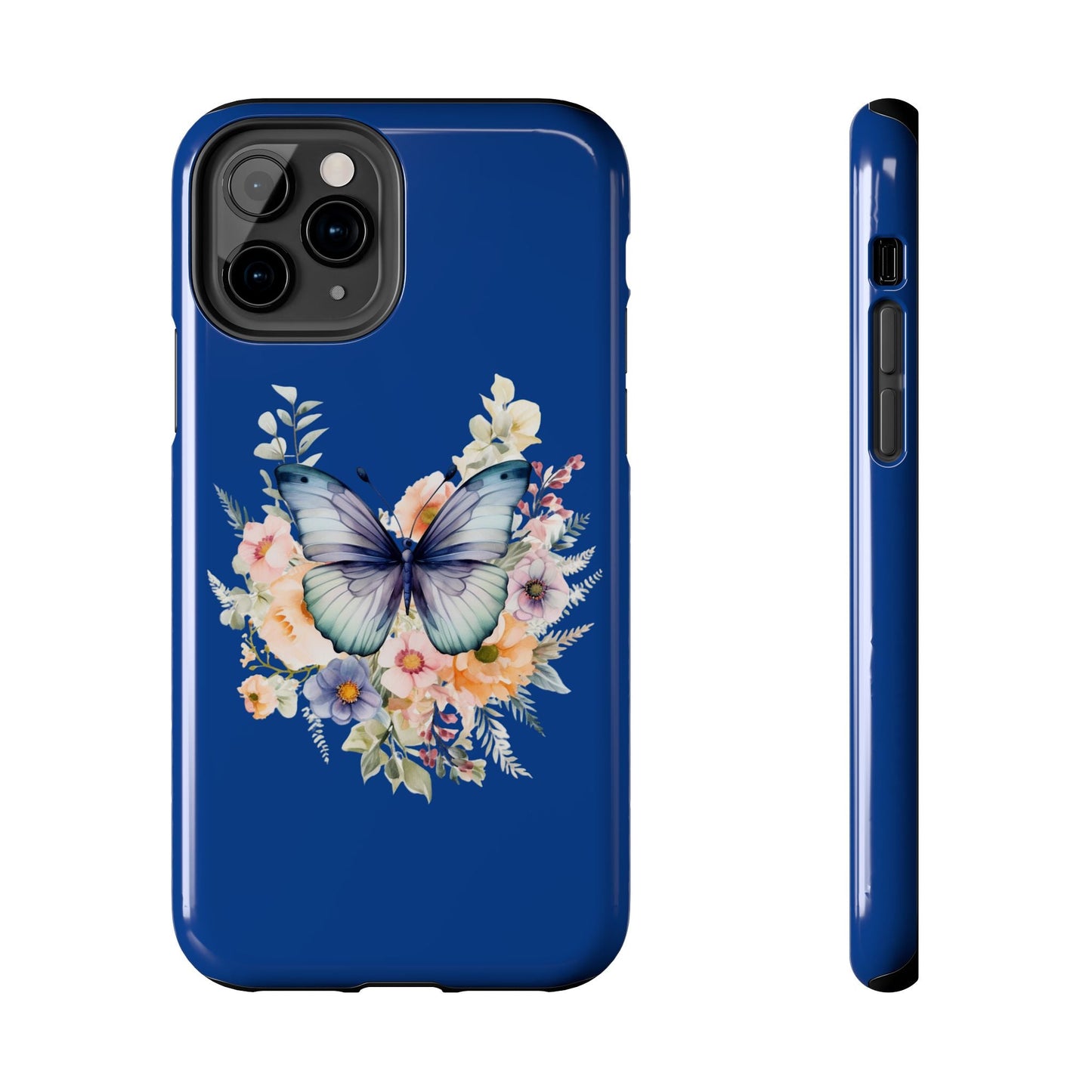 Dark Blue Tough Phone Cases - JennyCool