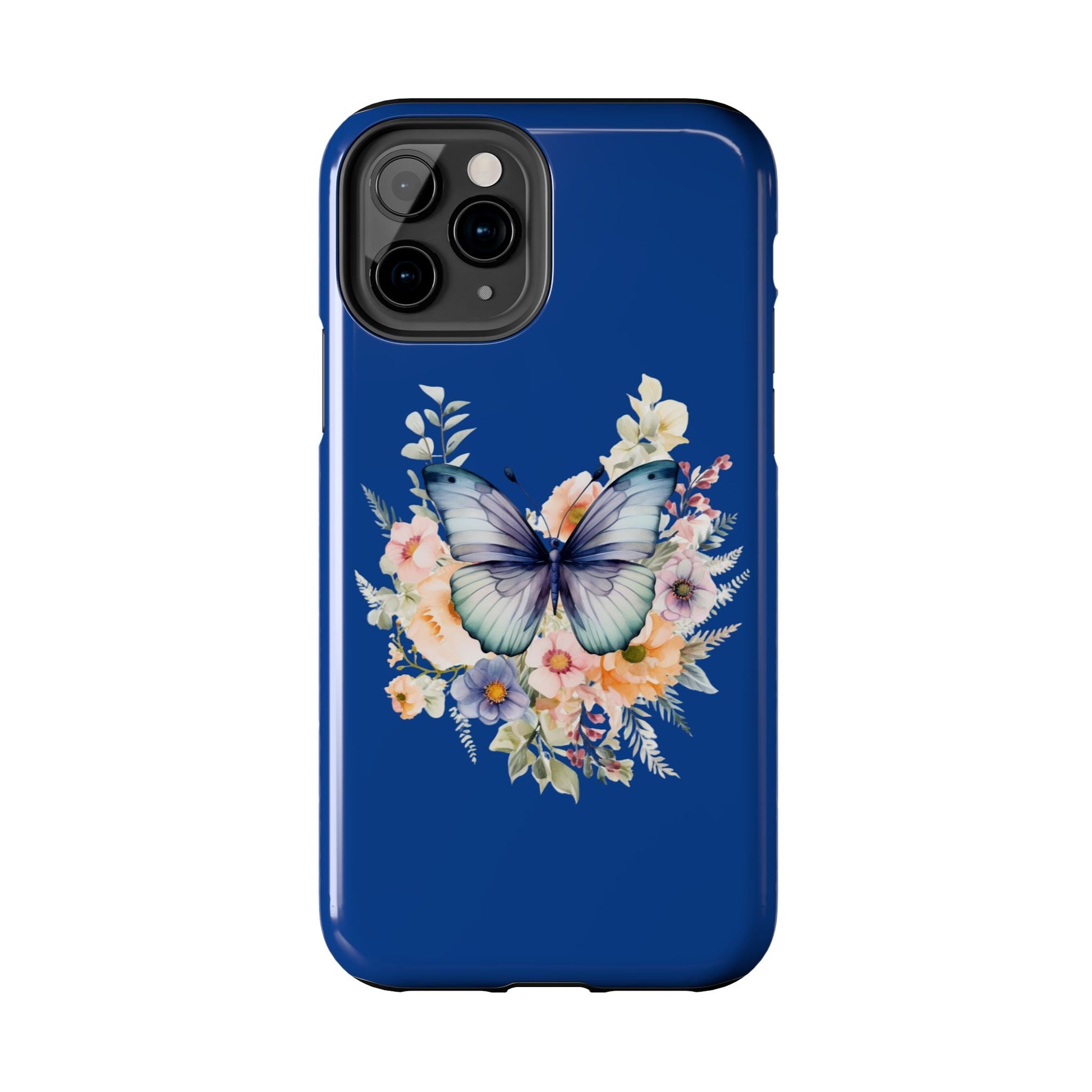 Dark Blue Tough Phone Cases - JennyCool