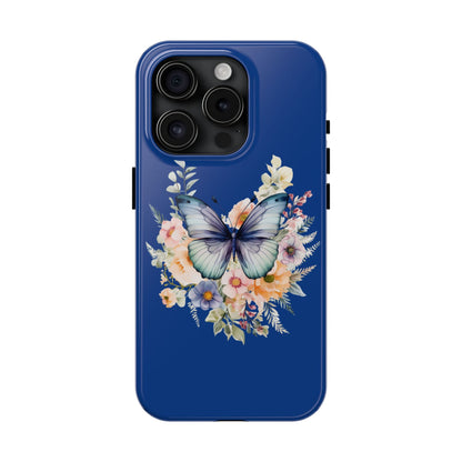 Dark Blue Tough Phone Cases - JennyCool