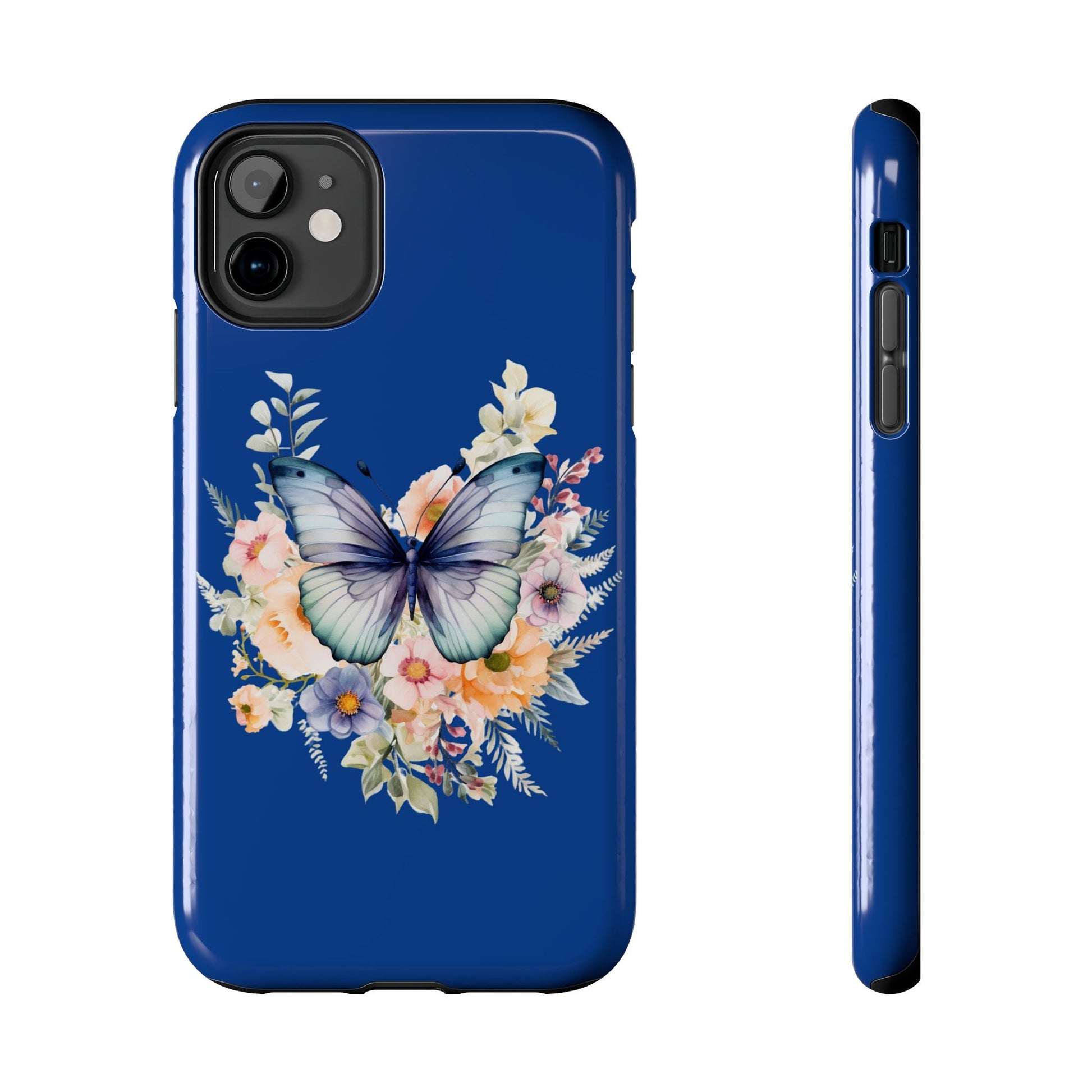 Dark Blue Tough Phone Cases - JennyCool