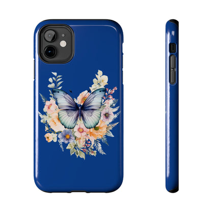 Dark Blue Tough Phone Cases - JennyCool