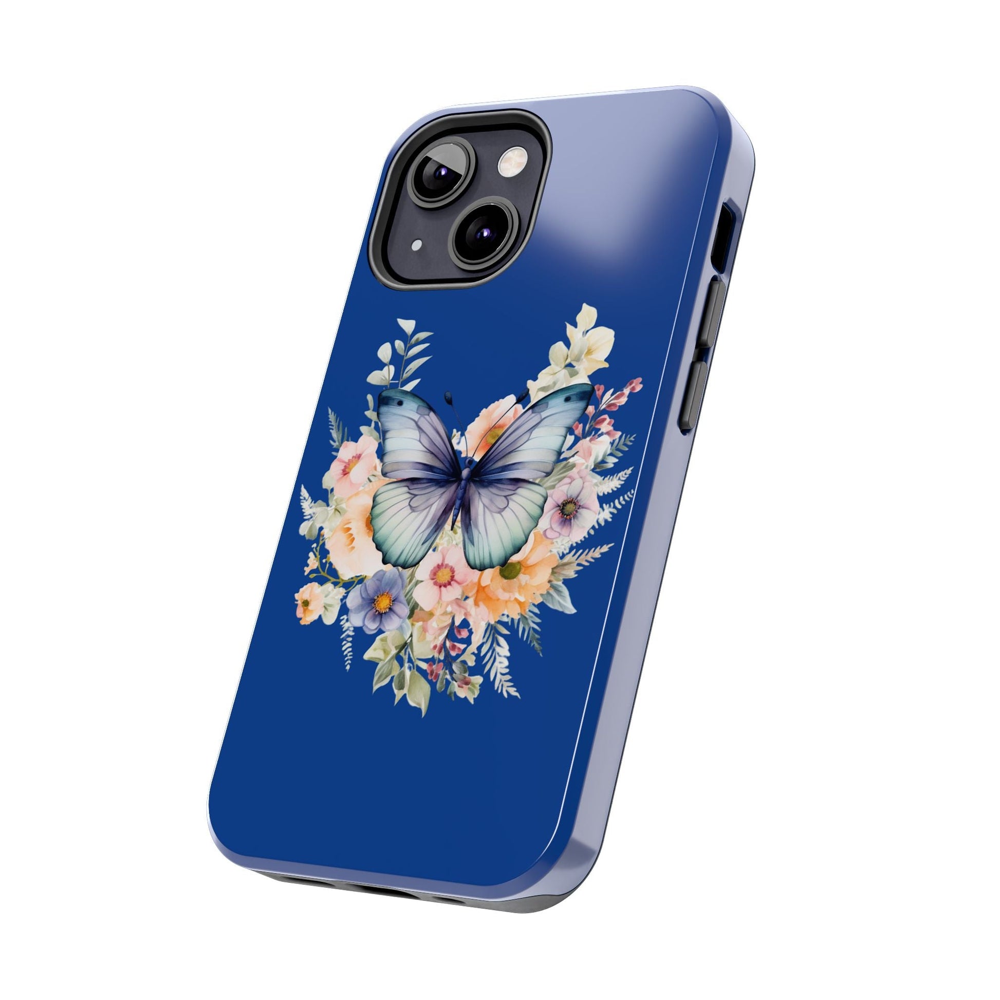 Dark Blue Tough Phone Cases - JennyCool