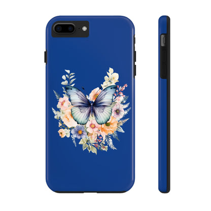 Dark Blue Tough Phone Cases - JennyCool