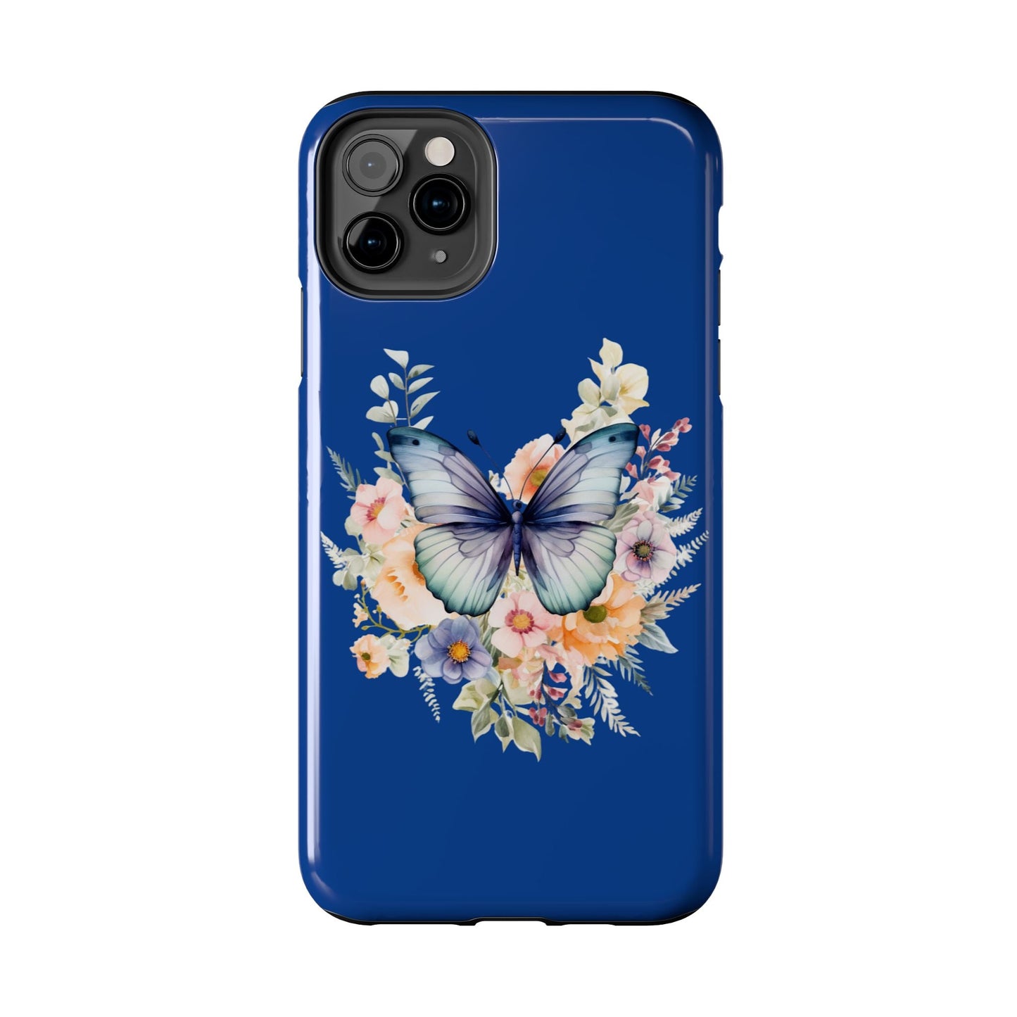 Dark Blue Tough Phone Cases - JennyCool