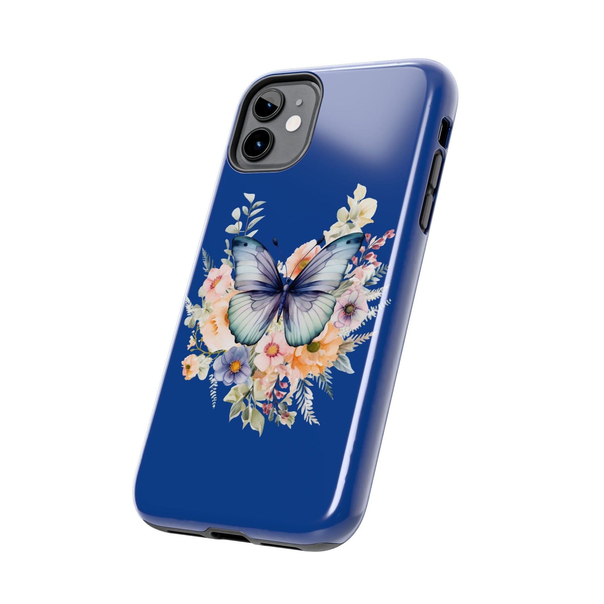 Dark Blue Tough Phone Cases - JennyCool