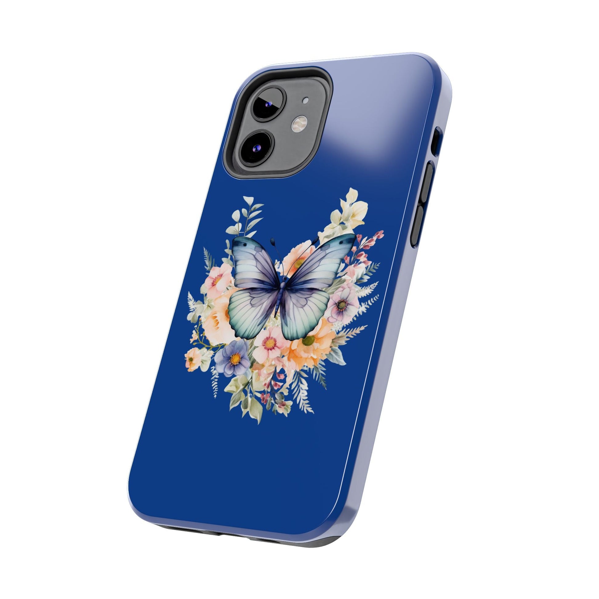 Dark Blue Tough Phone Cases - JennyCool