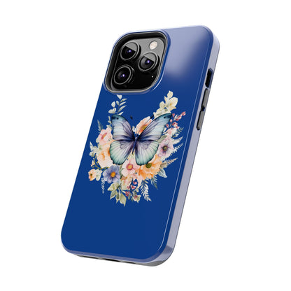 Dark Blue Tough Phone Cases - JennyCool