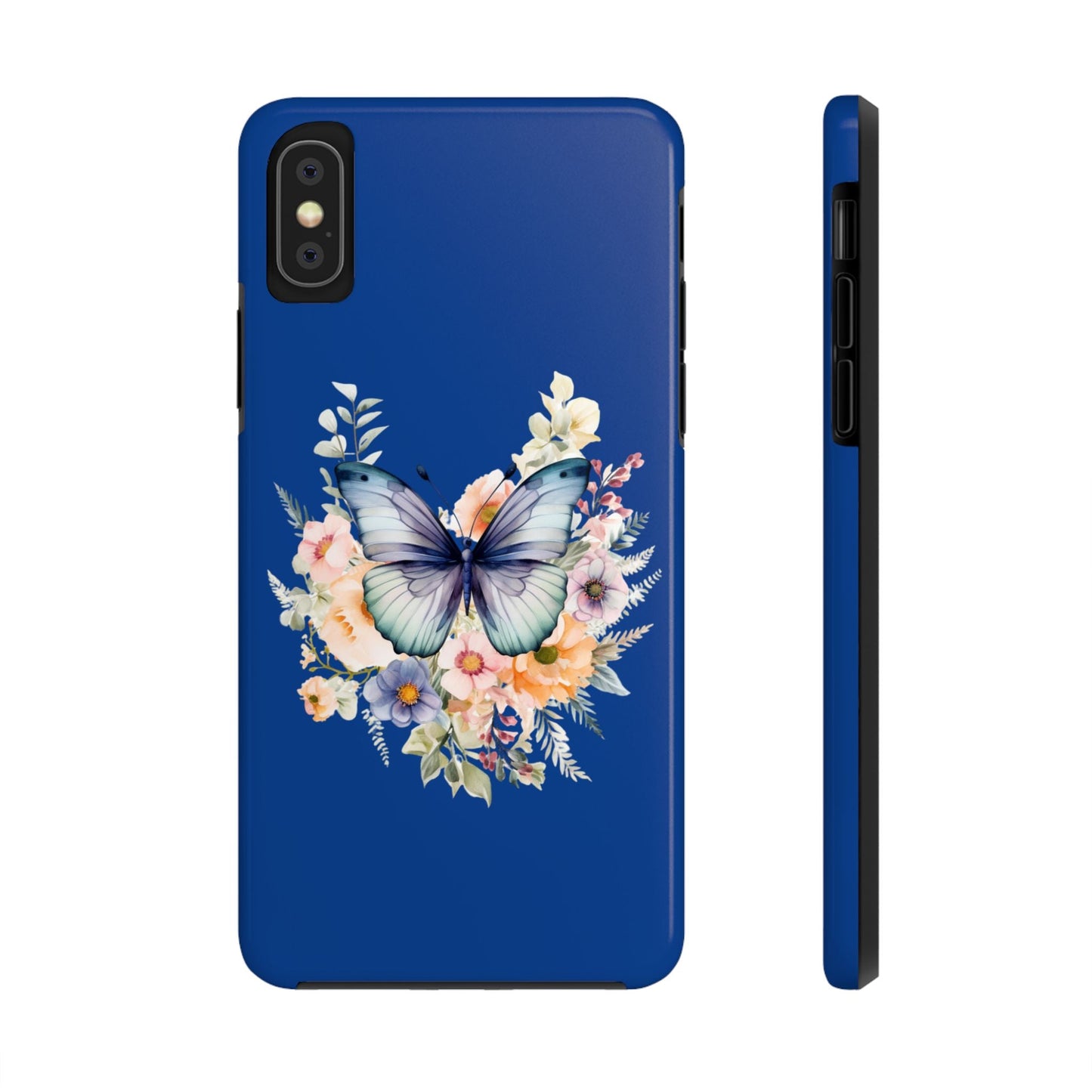 Dark Blue Tough Phone Cases - JennyCool
