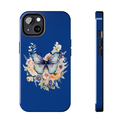 Dark Blue Tough Phone Cases - JennyCool