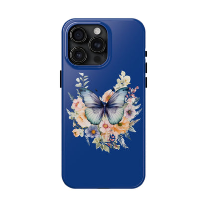 Dark Blue Tough Phone Cases - JennyCool