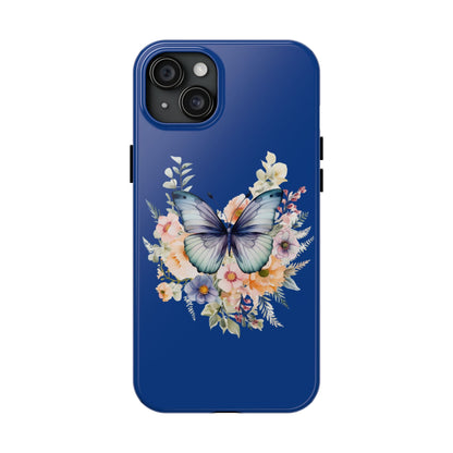 Dark Blue Tough Phone Cases - JennyCool