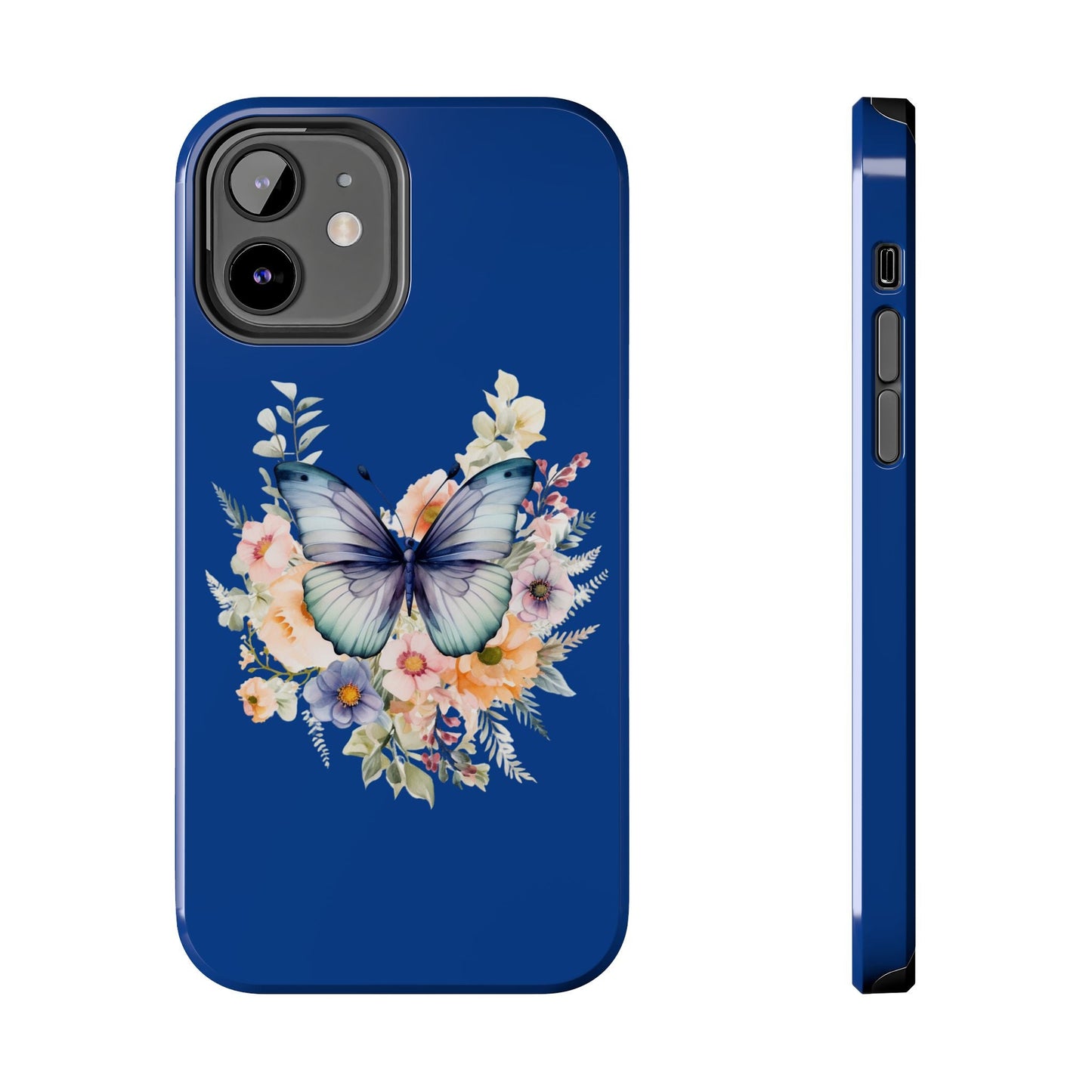 Dark Blue Tough Phone Cases - JennyCool