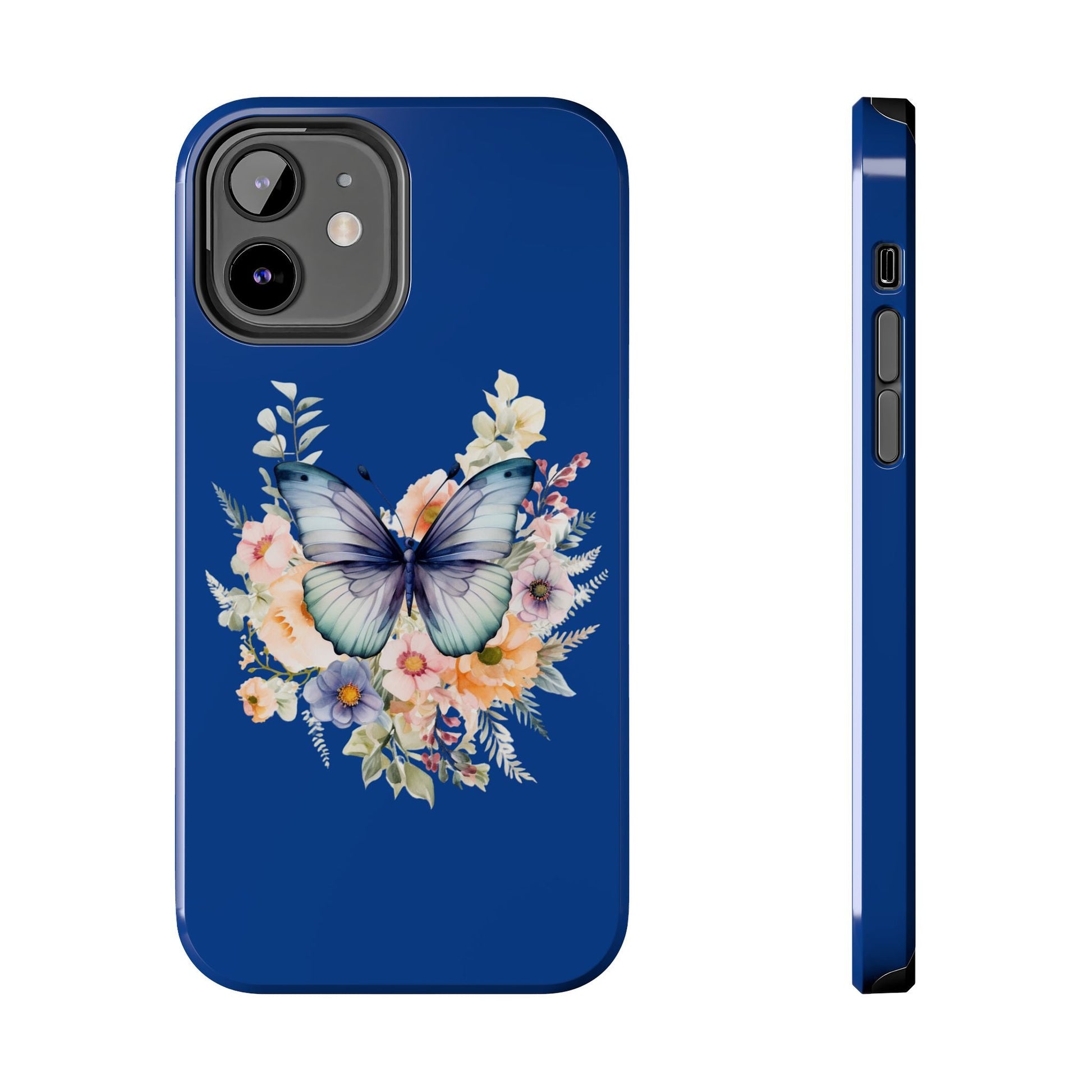 Dark Blue Tough Phone Cases - JennyCool