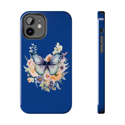 Dark Blue Tough Phone Cases - JennyCool