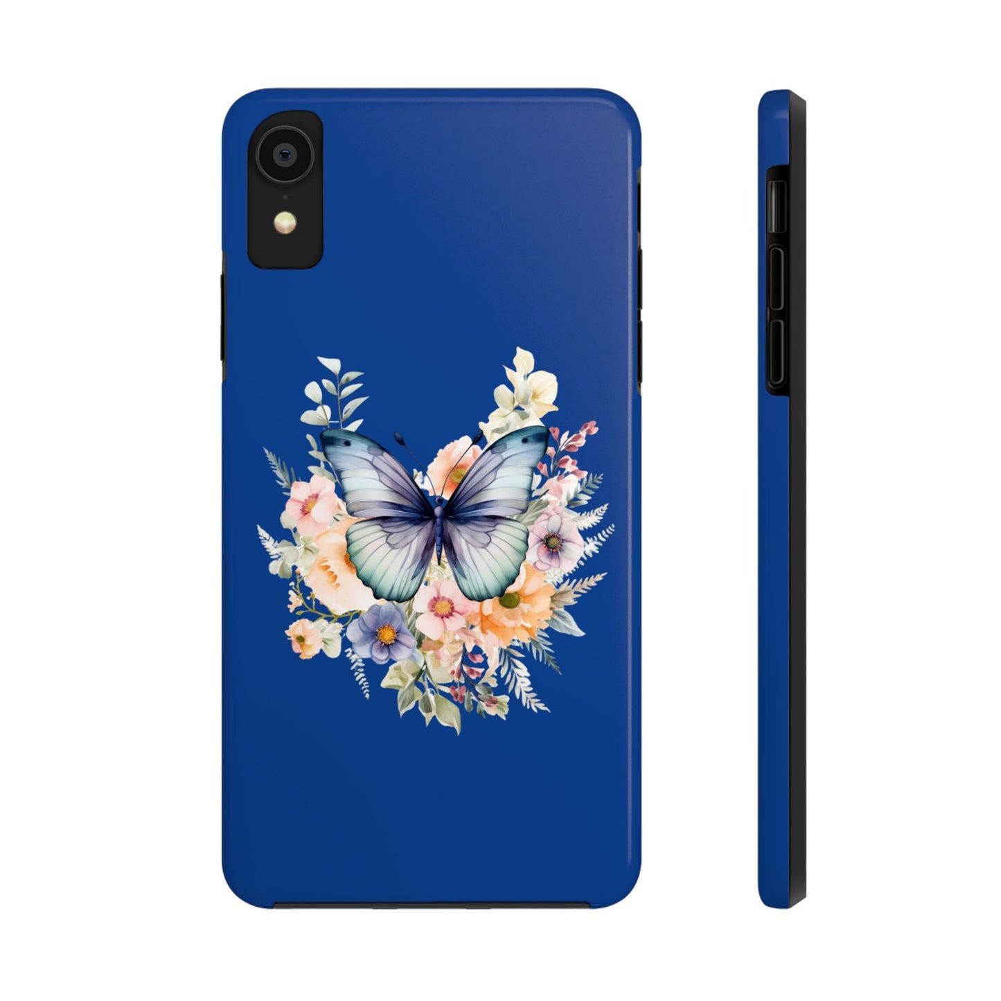 Dark Blue Tough Phone Cases - JennyCool