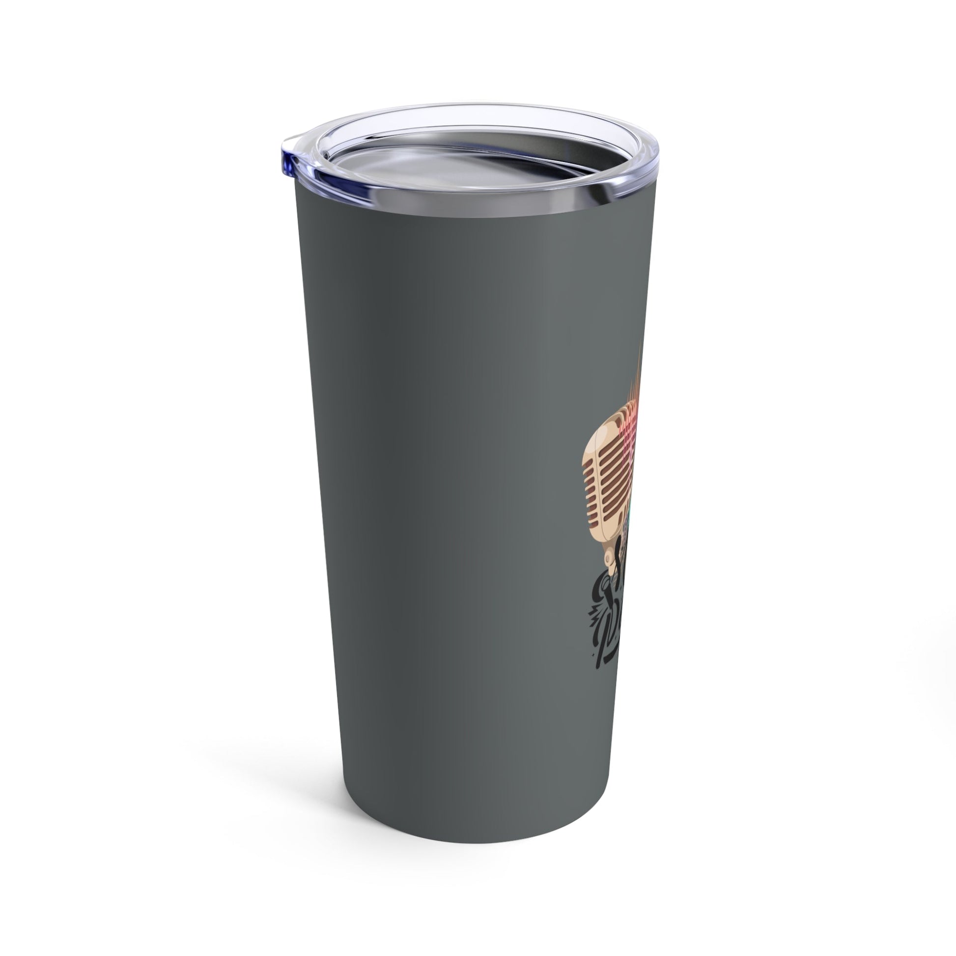 Dark Gray Camping Tumbler 20oz - JennyCool