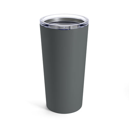 Dark Gray Camping Tumbler 20oz - JennyCool